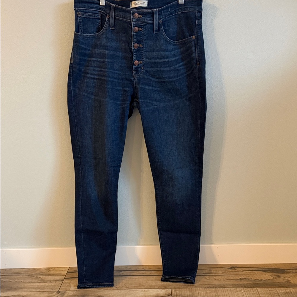 Madewell High Rise Dark Indigo Jeans